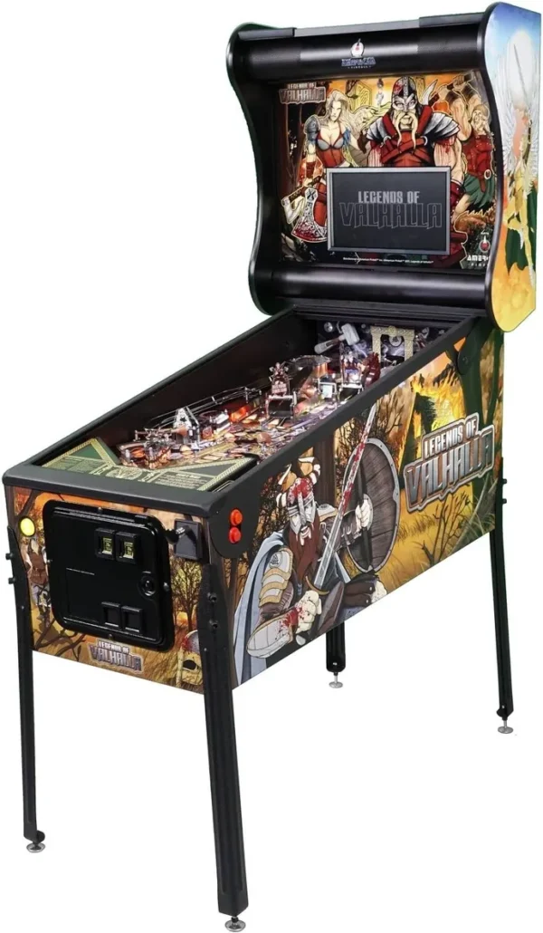 A pinball machine with the theme of indiana jones and the temple of doom.